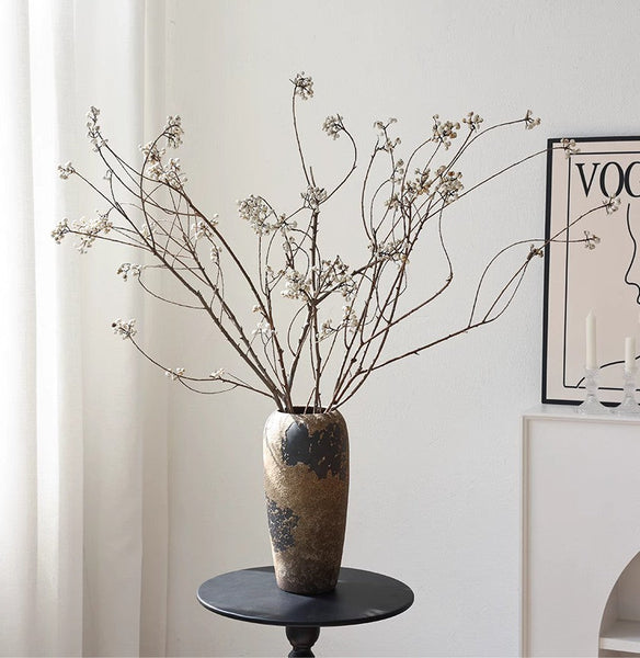 Dried Long Twigs, Dried Chinese Tallow Tree Twigs, Natural Decorations, Flower Arrangement, Handmade Artificial Flower, Natural Dried Branches-Paintingforhome