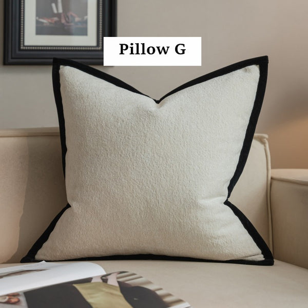 Decorative Pillow Arrangement Ideas for Couch, Large Decorative Throw Pillows, Modern Decorative Pillows for Living Room, Decorative Pillow Covers-Paintingforhome