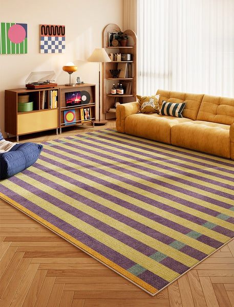 Modern Rugs for Living Room, Abstract Contemporary Rugs for Bedroom, Modern Rugs under Sofa, Colorful Modern Carpets for Dining Room
