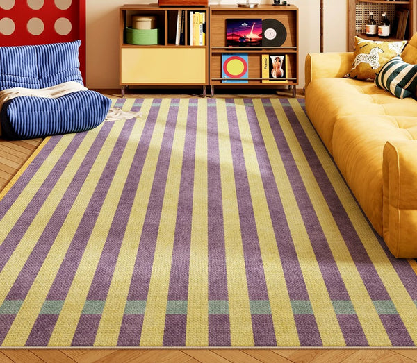 Modern Rugs for Living Room, Abstract Contemporary Rugs for Bedroom, Modern Rugs under Sofa, Colorful Modern Carpets for Dining Room