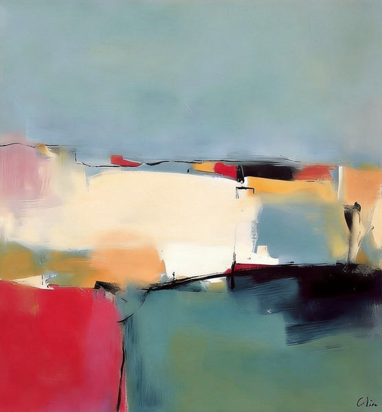 Original Abstract Paintings, Small Canvas Artwork, Hand Painted Canvas Art, Buy Small Paintings Online, Small Acrylic Painting on Canvas-Paintingforhome