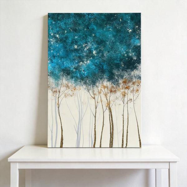 Original Abstract Paintings, Hand Painted Canvas Art, Abstact Tree Painting, Original Small Paintings, Buy Small Art Online-Paintingforhome