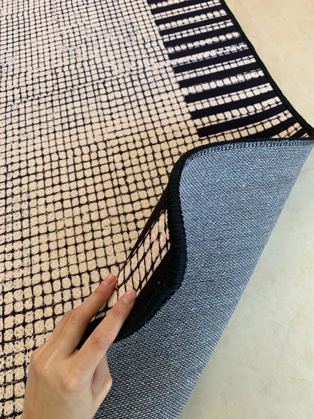 Unique Modern Rugs for Dining Room, Large Abstract Geometric Modern Rugs, Bedroom Modern Rugs, Living Room Contemporary Modern Rugs-Paintingforhome