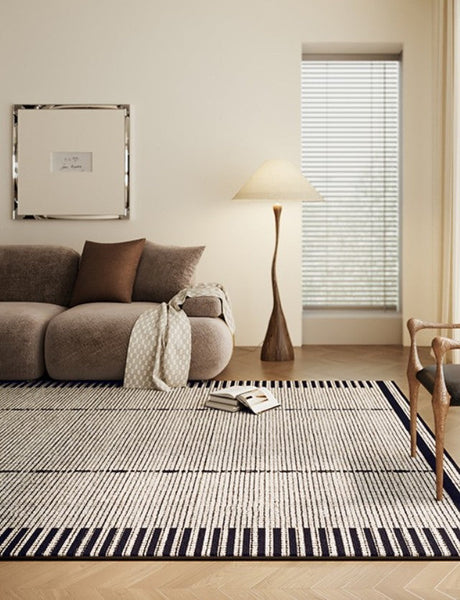 Unique Modern Rugs for Dining Room, Large Abstract Geometric Modern Rugs, Bedroom Modern Rugs, Living Room Contemporary Modern Rugs-Paintingforhome