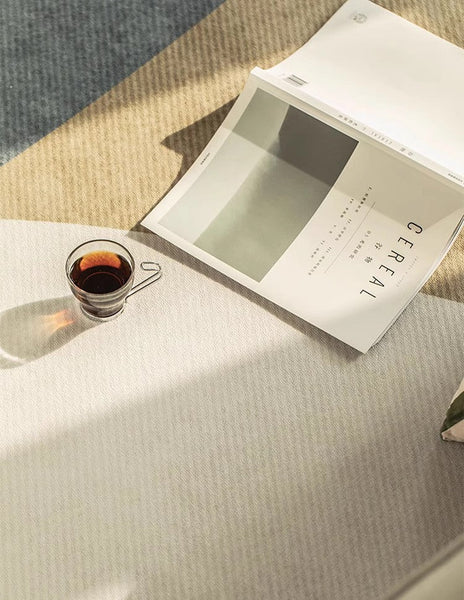 Modern Area Rugs for Living Room, Abstract Contemporary Modern Rugs, Geometric Area Rugs for Bedroom, Dining Room Floor Carpet Placement Ideas-Paintingforhome