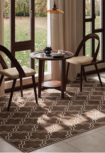 Abstract Contemporary Modern Rugs for Living Room, Extra Large Modern Rugs for Bedroom, Geometric Modern Rug Placement Ideas-Paintingforhome