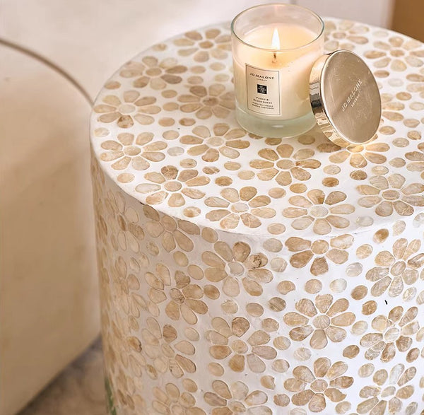 Creative Coffee Table, Contemporary Side Table, Small End Table, Portable Casual Side Table, Shell Small Sofa Side Table, Modern Side Table, Contemporary Bedside Table, Bedside Small Side Table-Paintingforhome
