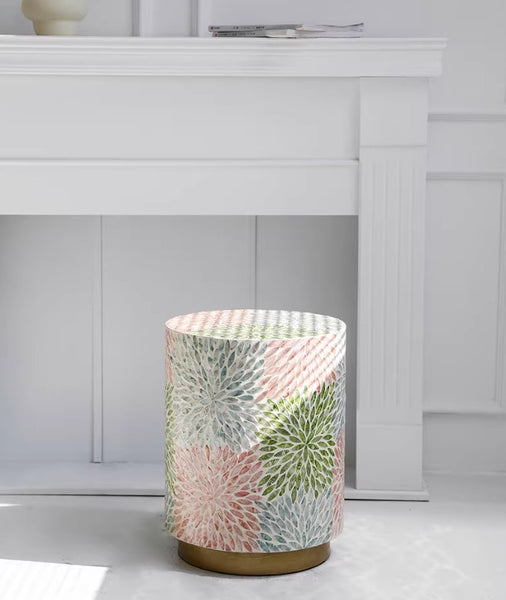 Unique Small End Table, Contemporary Small Sofa Side Table, Portable Casual Side Table, Creative Coffee Table, Shell Small Side Table-Paintingforhome
