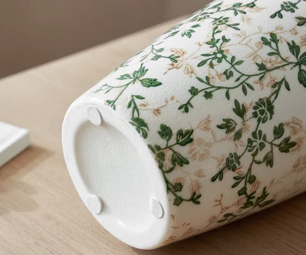 Ceramic Bouquet Vases, Porcelain Flower Vases, Rustic Flower Vases on Table, Dining Table Centerpiece, Handmade Water Holding Flower Vase-Paintingforhome