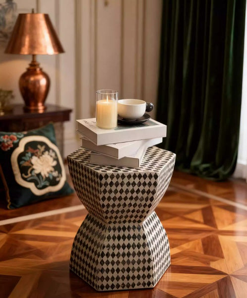 Modern Side Table, Bedside Small Side Table, Contemporary Bedside Table, Small End Table, Shell Small Sofa Side Table, Portable Casual Side Table, Creative Coffee Table, Contemporary Side Table-Paintingforhome