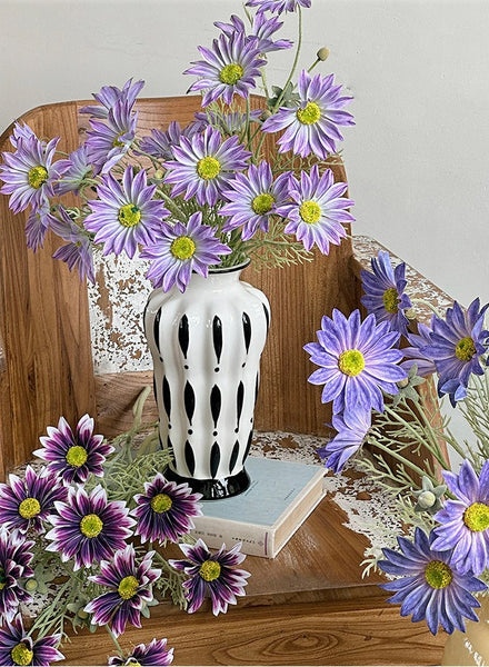 Handmade Bouquet Ceramic Vases, Modern Flower Vases on Table, Porcelain Flower Vases, Water Holding Flower Vases-Paintingforhome