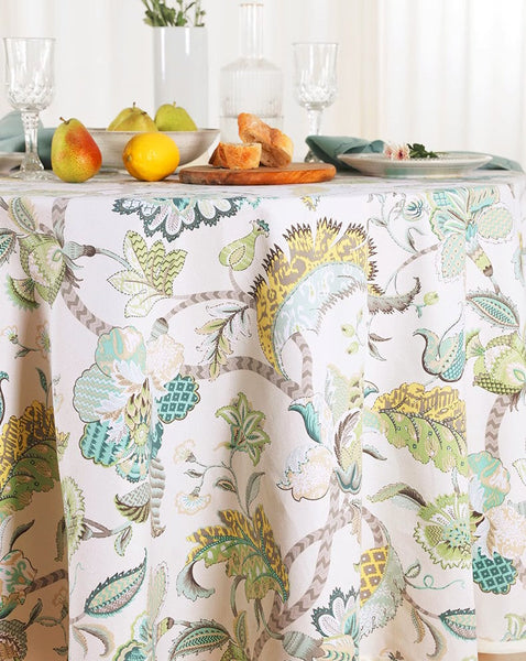 Rustic Table Covers for Kitchen, Large Rectangle Tablecloth for Dining Room Table, Country Farmhouse Tablecloth, Square Tablecloth for Round Table-Paintingforhome