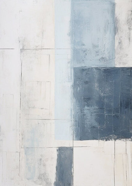 Modern Contemporary Abstract Artwork, Palette Knife Paintings, Extra Large Acrylic Painting, Simple Modern Art, Living Room Wall Art Painting-Paintingforhome