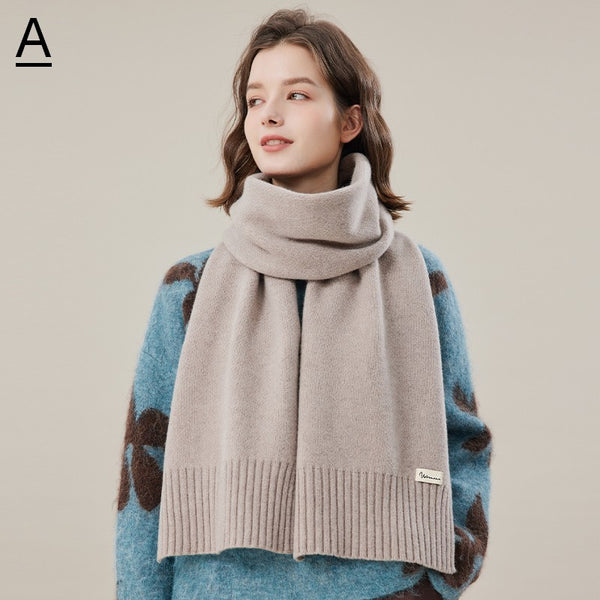 Wool Scarf for Women, Casual Scarf for Women, Fashion Designer Scarf, Cold Weather Scarf, Modern Winter Scarf, Soft Cashmere Scarf for Women-Paintingforhome