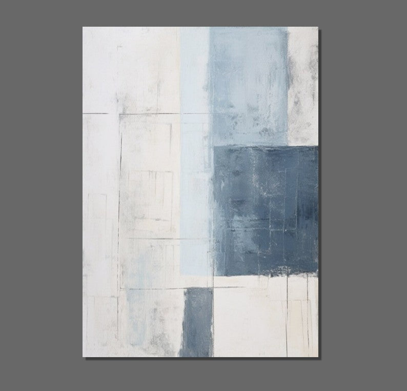 Modern Contemporary Abstract Artwork, Palette Knife Paintings, Extra Large Acrylic Painting, Simple Modern Art, Living Room Wall Art Painting-Paintingforhome