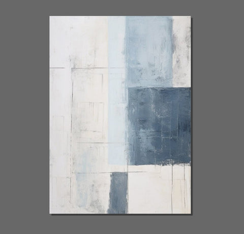 Modern Contemporary Abstract Artwork, Palette Knife Paintings, Extra Large Acrylic Painting, Simple Modern Art, Living Room Wall Art Painting-Paintingforhome