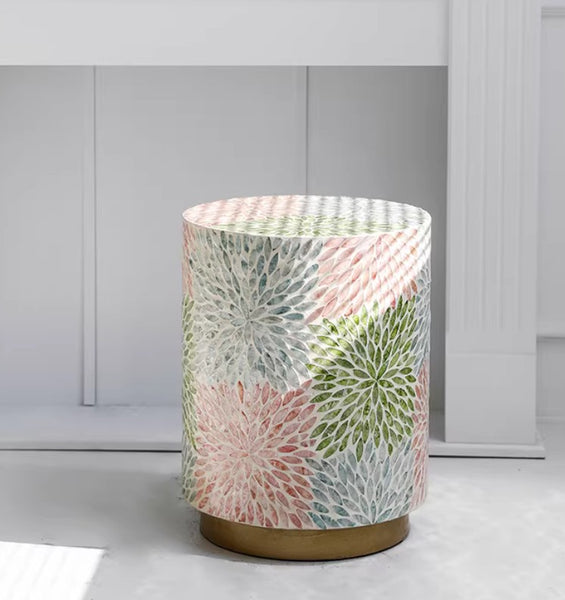 Unique Small End Table, Contemporary Small Sofa Side Table, Portable Casual Side Table, Creative Coffee Table, Shell Small Side Table-Paintingforhome