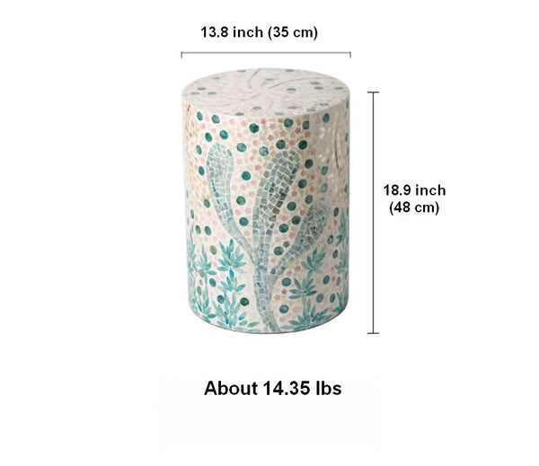 Unique Small End Table, Portable Casual Side Table, Creative Coffee Table, Contemporary Small Sofa Side Table, Shell Small Side Table-Paintingforhome
