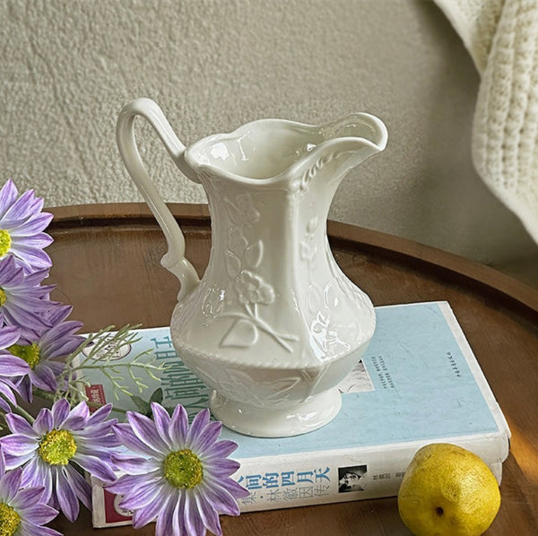 Ceramic Bud Vases, Small Flower Vases on Table, Rustic Porcelain Flower Vases, Handmade Water Holding Flower Vases