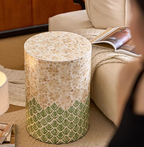 Creative Coffee Table, Contemporary Side Table, Small End Table, Portable Casual Side Table, Shell Small Sofa Side Table, Modern Side Table, Contemporary Bedside Table, Bedside Small Side Table-Paintingforhome