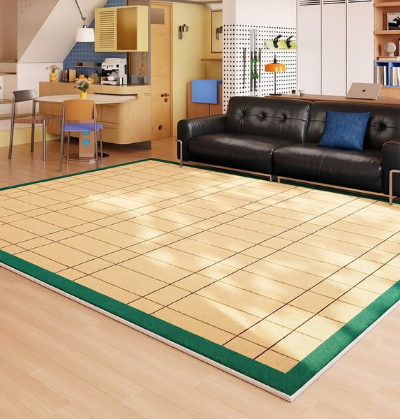 Contemporary Rugs for Bedroom, Abstract Modern Carpets for Living Room, Mid Century Modern Rugs Next to Bed, Modern Rugs for Dining Room