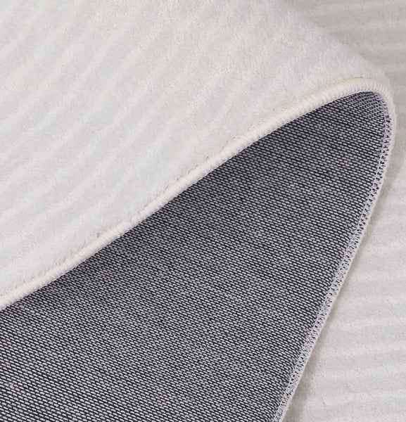 Bedroom Abstract Modern Area Rugs, Contemporary Modern Rug for Living Room, Geometric Round Rugs for Dining Room, Circular Modern Rugs under Chairs-Paintingforhome