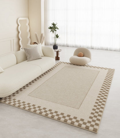 Modern Rugs for Dining Room, Simple Large Modern Rugs for Living Room, Abstract Modern Rugs for Bedroom, Abstract Geometric Modern Rugs-Paintingforhome