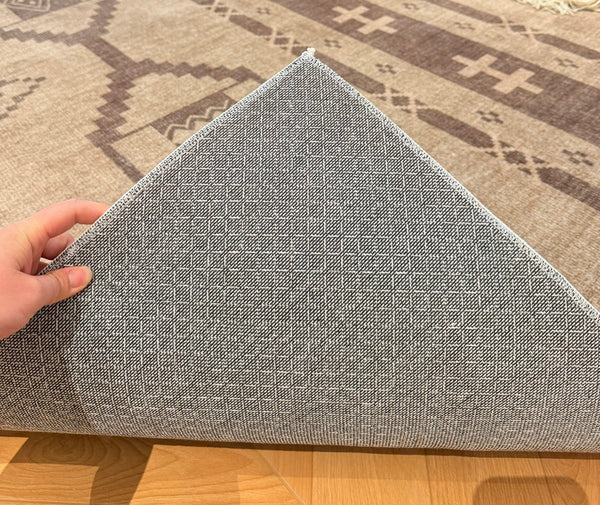 Large Contemporary Area Rugs for Dining Room, Modern Rugs for Living Room, Mid Century Area Rugs for Bedroom-Paintingforhome