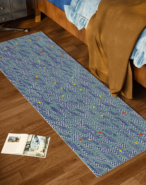 Abstract Area Rugs for Living Room, Contemporary Modern Rugs Next to Bed, Modern Carpets for Office, Geometric Modern Rugs under Dining Room Table-Paintingforhome