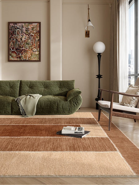 Abstract Modern Carpets for Living Room, Modern Rugs for Dining Room, Contemporary Rugs for Bedroom, Mid Century Modern Rugs Next to Bed-Paintingforhome