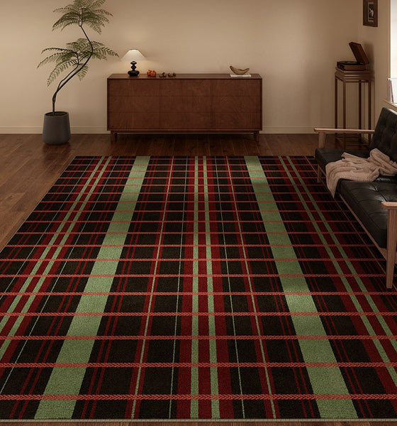 Mid Century Modern Rugs, Contemporary Modern Rugs for Living Room, Colorful Absract Rugs for Bedroom, Minimalist Geometric Rugs for Living Room-Paintingforhome