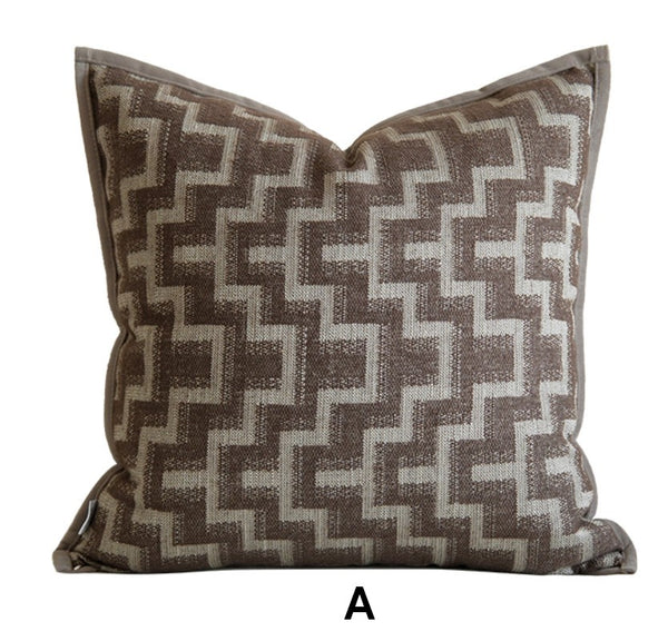 Mid Century Decorative Pillows for Couch, Geometric Modern Sofa Pillows, Contemporary Throw Pillows, Modern Pillows for Bedroom, Modern Sofa Pillows-Paintingforhome