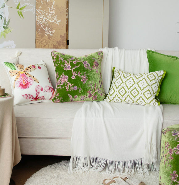 Modern Decorative Cushion Covers, Unique Decorative Pillow Arrangement Ideas for Couch, Decorative Pillows for Living Room, Large Decorative Pillows for Interior Design-Paintingforhome