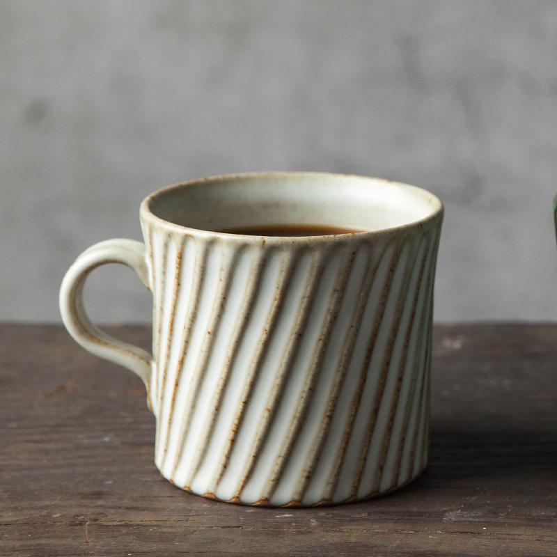 Handmade Pottery Coffee Cup, Cappuccino Coffee Mug, Large Capacity Cof –  Paintingforhome