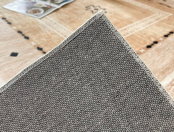 Contemporary Rugs for Bedroom, Mid Century Modern Rugs Next to Bed, Abstract Modern Carpets for Living Room, Modern Rugs for Dining Room-Paintingforhome