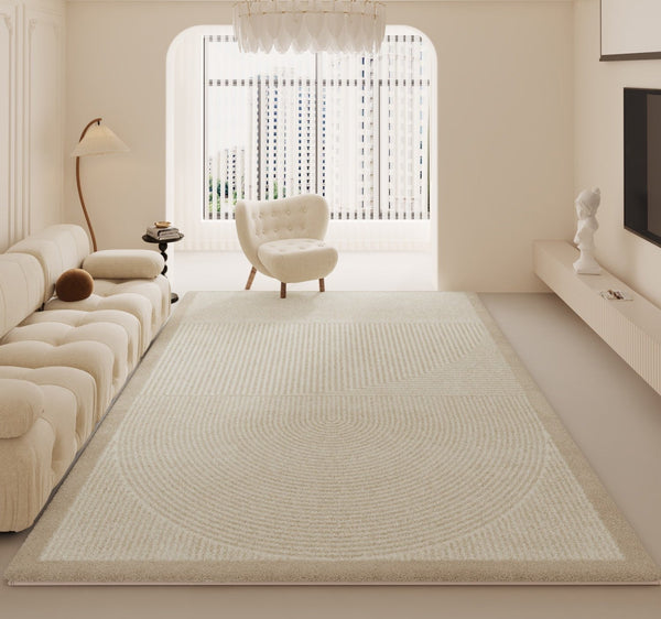 Large Modern Rugs for Living Room, Geometric Contemporary Rugs for Dining Room, Soft Modern Rug for Bedroom, Modern Rugs for Sale-Paintingforhome