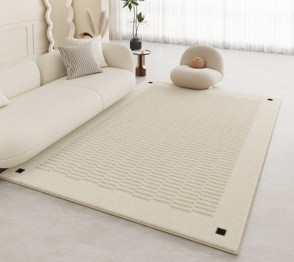 Simple Large Modern Rugs for Living Room, Modern Rugs for Dining Room, Abstract Modern Rugs for Bedroom, Abstract Geometric Modern Rugs-Paintingforhome