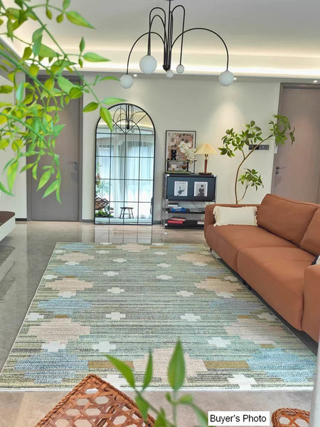 Extra Large Vintage Persian Rugs, Oversized Area Rugs for Living Room, Morocco Green Rugs for Dining Room, Traditional Colorful Moroccan Rug, Vintage Rugs for Bedroom-Paintingforhome