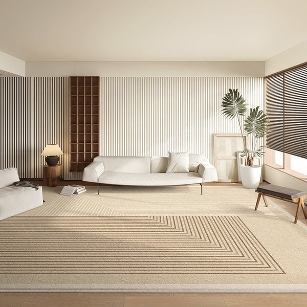 Geometric Contemporary Rugs for Dining Room, Oversized Modern Rug for Living Room, Bedroom Floor Rugs, Extra Large Modern Rugs for Living Room-Paintingforhome