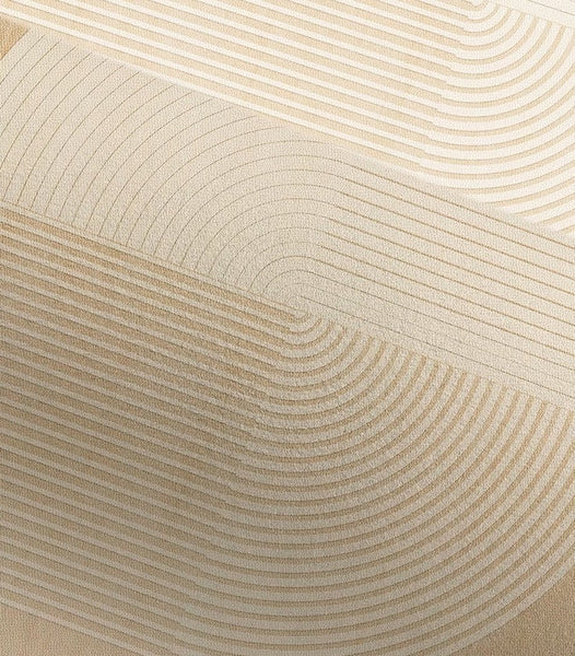 Bedroom Modern Round Rugs, Circular Modern Rugs under Dining Room Table, Contemporary Round Rugs, Geometric Modern Rug Ideas for Living Room-Paintingforhome