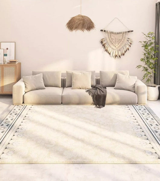 Abstract Contemporary Rug Ideas for Living Room, Hallway Modern Runner Rugs, Modern Runner Rugs Next to Bed, Extra Large Modern Rugs for Dining Room-Paintingforhome