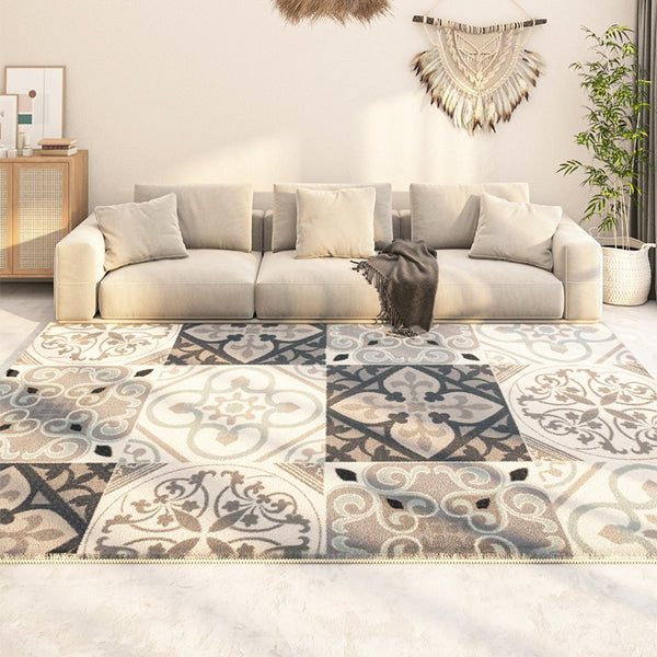 Modern Runner Rugs for Hallway, Kitchen Runner Rugs, Contemporary Modern Rugs for Living Room, Thick Modern Runner Rugs Next to Bed-Paintingforhome