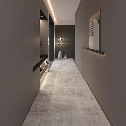 Modern Long Hallway Runners, Long Hallway Runners, Long Narrow Runner Rugs, Entryway Runner Rugs, Entrance Hallway Grey Runners-Paintingforhome