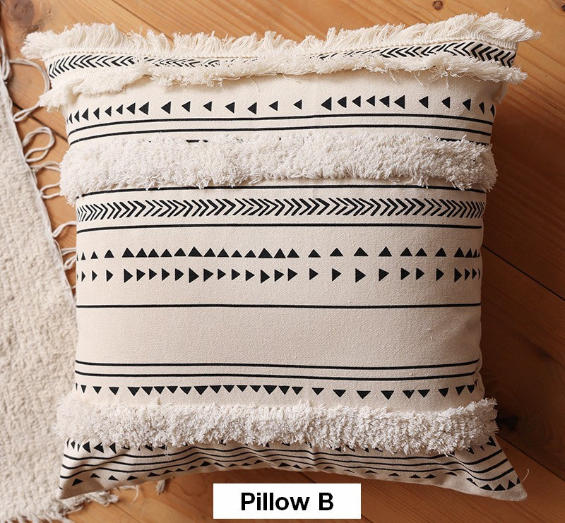 Modern Decorative Pillows for Interior Design, Decorative Pillow Covers, Square Modern Throw Pillows for Couch, Contemporary Modern Sofa Pillows-Paintingforhome