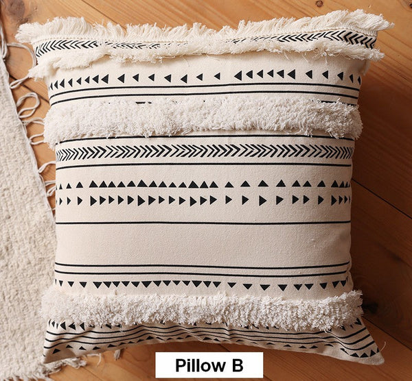 Modern Decorative Pillows for Interior Design, Decorative Pillow Covers, Square Modern Throw Pillows for Couch, Contemporary Modern Sofa Pillows-Paintingforhome