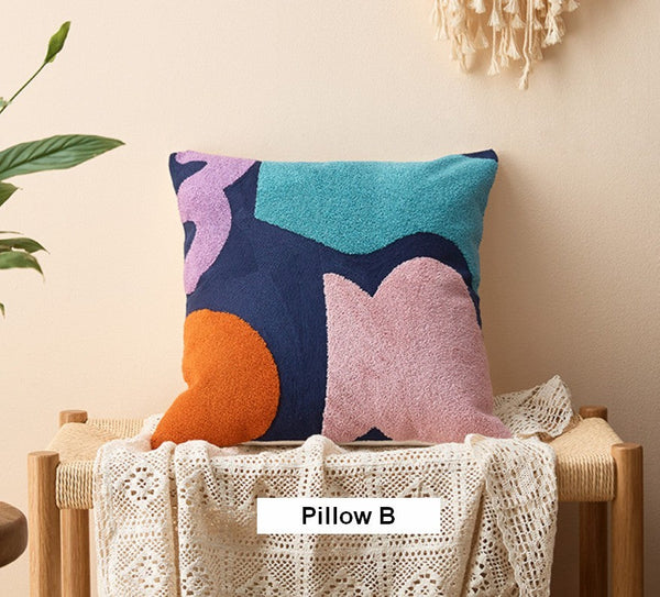 Large Modern Sofa Cushion, Decorative Pillow Covers, Modern Pillows for Couch, Abstract Decorative Throw Pillows for Living Room-Paintingforhome