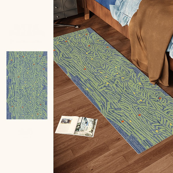 Contemporary Modern Rugs Next to Bed, Abstract Area Rugs for Living Room, Modern Carpets for Office, Geometric Modern Rugs under Dining Room Table-Paintingforhome