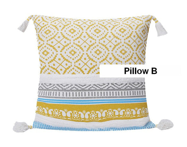 Modern Decorative Pillow for Interior Design, Contemporary Decorative Pillow Covers, Geometric Modern Sofa Pillows for Bedroom, Square Pillows for Couch-Paintingforhome