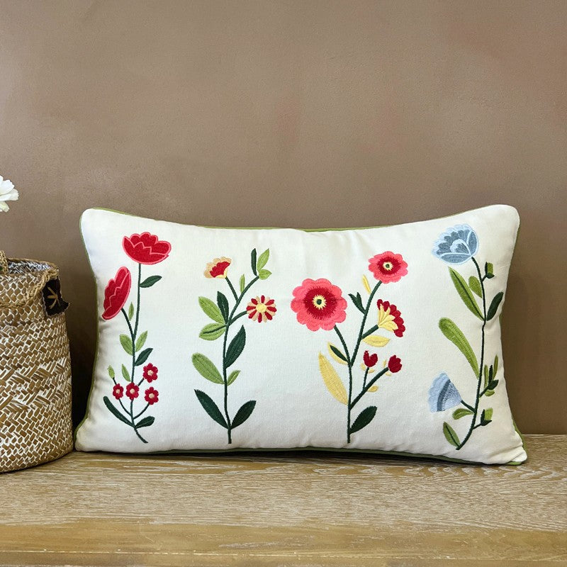 Spring Flower Decorative Throw Pillows