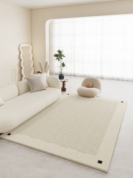 Simple Large Modern Rugs for Living Room, Modern Rugs for Dining Room, Abstract Modern Rugs for Bedroom, Abstract Geometric Modern Rugs-Paintingforhome